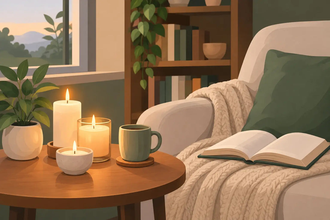 Candles for Reading and Relaxation at Home