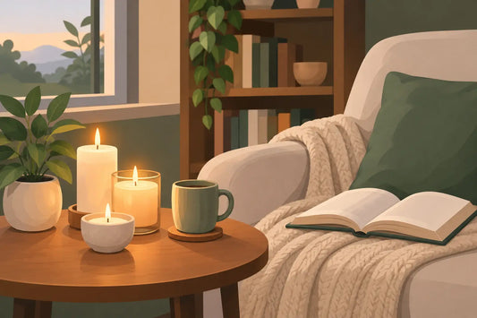 Candles for Reading and Relaxation at Home