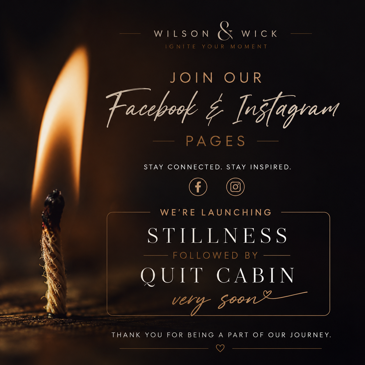 Wilson and wick™ - FB & Instagram 